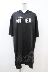 画像1: NieR Clothing / 半袖ZIPパーカー  黒 H-26-06-30-1056-PU-TO-KB-ZH (1)
