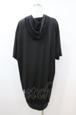 画像2: NieR Clothing / 半袖ZIPパーカー  黒 H-26-06-30-1056-PU-TO-KB-ZH (2)