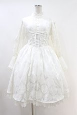 画像1: ATELIER PIERROT / Victorian Reverie Dress  白 H-26-06-30-1009-EL-OP-AK-ZH (1)