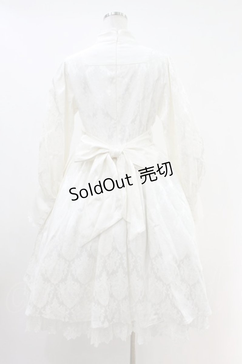 画像2: ATELIER PIERROT / Victorian Reverie Dress  白 H-26-06-30-1009-EL-OP-AK-ZH (2)