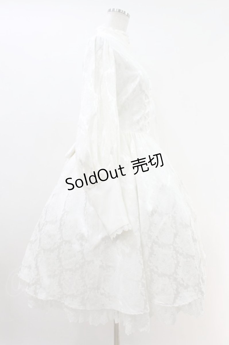 画像3: ATELIER PIERROT / Victorian Reverie Dress  白 H-26-06-30-1009-EL-OP-AK-ZH (3)