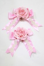 画像2: Angelic Pretty / True Roseコーム  ピンク H-26-06-30-010-AP-AC-NS-ZH (2)