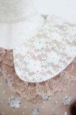 画像5: HONEY SALON / レース衿花柄ワンピース Free ベージュ H-26-06-30-2023-LO-OP-NS-ZH (5)