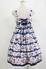 画像3: BABY,THE STARS SHINE BRIGHT / Collection Douce Chocolatier ミルクトリュフジャンパースカート Free サックス×紺 H-26-06-30-015-BA-OP-NS-ZH (3)