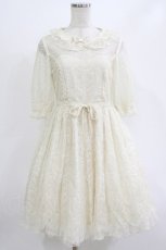 画像1: Angelic Pretty / レーシィレディワンピース Free アイボリー H-26-06-30-016-AP-OP-NS-ZH (1)