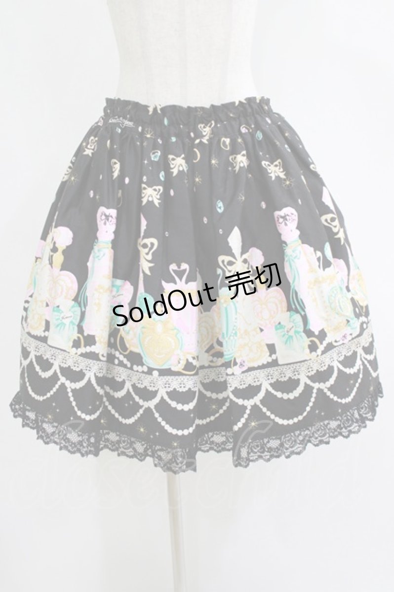 画像1: metamorphose / Perfume Bottleスカート Free ブラック H-26-06-30-017-ME-SK-NS-ZH (1)