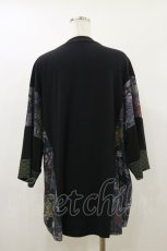 画像2: Qutie Frash / 和柄BIG Tシャツ  ブラック×タイガー H-26-07-01-034-QU-TO-AK-ZH (2)