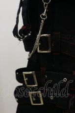 画像4: ZJ PUNX / ラップ付きベルトパンツ XL 黒 H-26-07-01-039-PU-PA-AK-ZH (4)