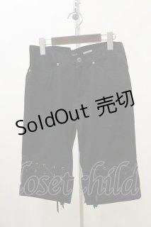 Peace now ハーフパンツ PEACE NOW / 縫合ハーフパンツ ブラック H-26-07-01-042-PU-PA-KB-ZH
