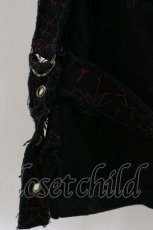 画像3: GLP / ベルト付きプリントパンツ S 黒 H-26-07-01-045-PU-PA-AK-ZH (3)