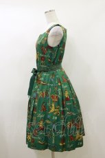 画像3: Jane Marple / Joyful crestのスクエアドレス  グリーン H-26-07-01-059-JM-OP-KB-ZH (3)