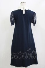 画像3: Ank Rouge / レース切替カットワンピース M ネイビー H-26-07-01-1030-CA-OP-NS-ZH (3)
