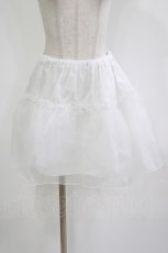 画像1: Catherine Cottage / オーガンジーパニエ42cm Free 白 H-26-07-01-1035-LO-SK-NS-ZH (1)