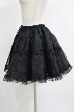 画像2: Angelic Pretty / オーガンジーパニエ Free ブラック H-26-07-01-1040-AP-SK-NS-ZH (2)