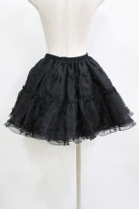 画像3: Angelic Pretty / オーガンジーパニエ Free ブラック H-26-07-01-1040-AP-SK-NS-ZH (3)