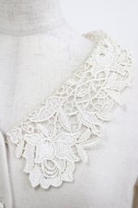 画像3: an another angelus / レース衿ニットカーディガン Free IVORY H-26-07-01-1047-CA-TO-NS-ZH (3)
