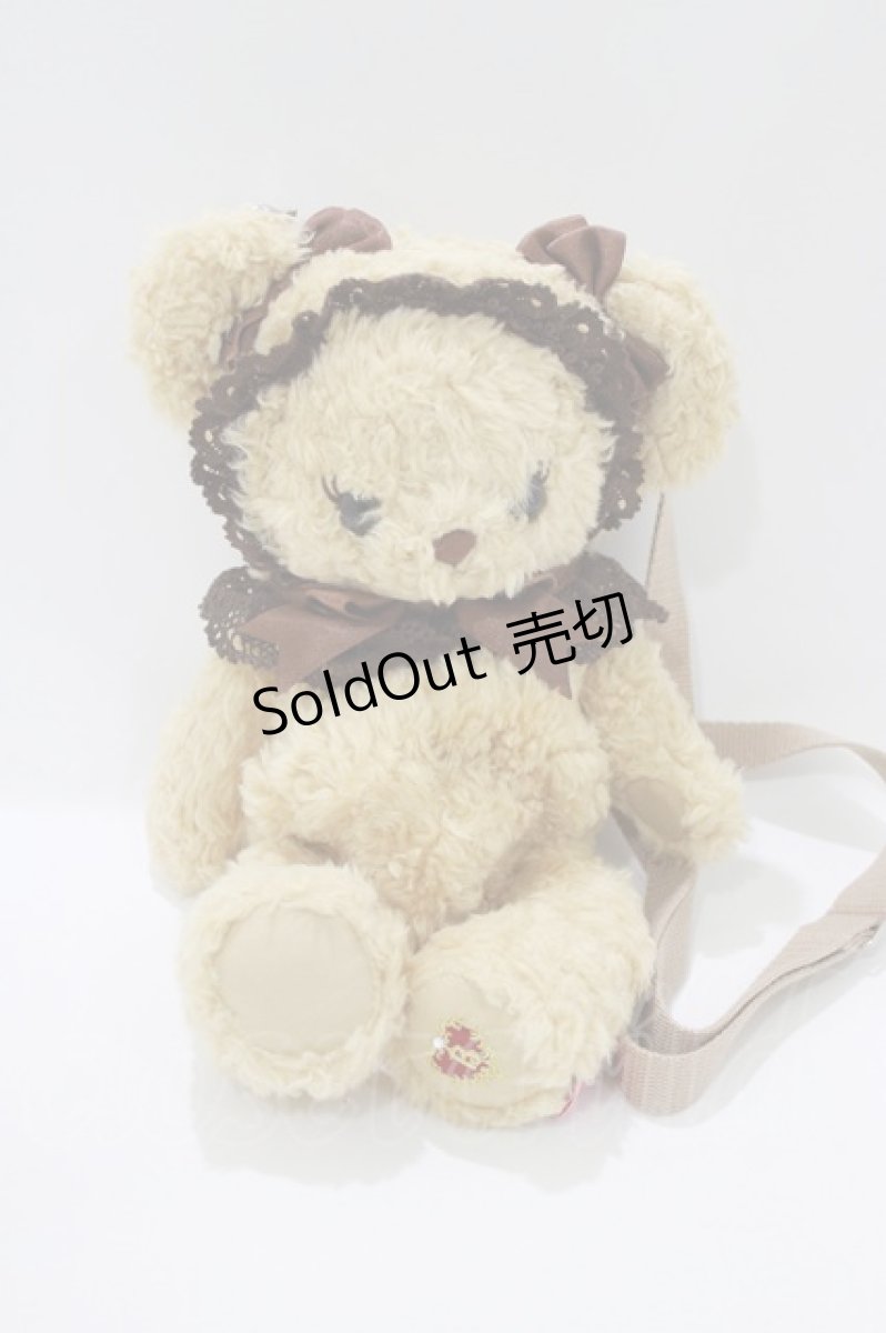 画像2: BABY,THE STARS SHINE BRIGHT / くまくみゃポシェット  ミルクティー H-26-07-01-1052-BA-BG-NS-ZH (2)