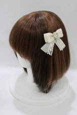 画像4: m petit by misako / ヘアクリップ2点セット  オフ/レッド H-26-07-01-1056-LO-AC-NS-ZH (4)