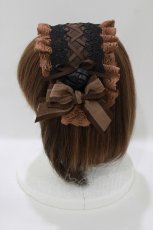 画像2: Hoshibako Works / 晩課のドレス ヘッドドレス 長さ約34cm/幅約14cm ブラウン H-26-07-01-1058-LO-AC-NS-ZH (2)