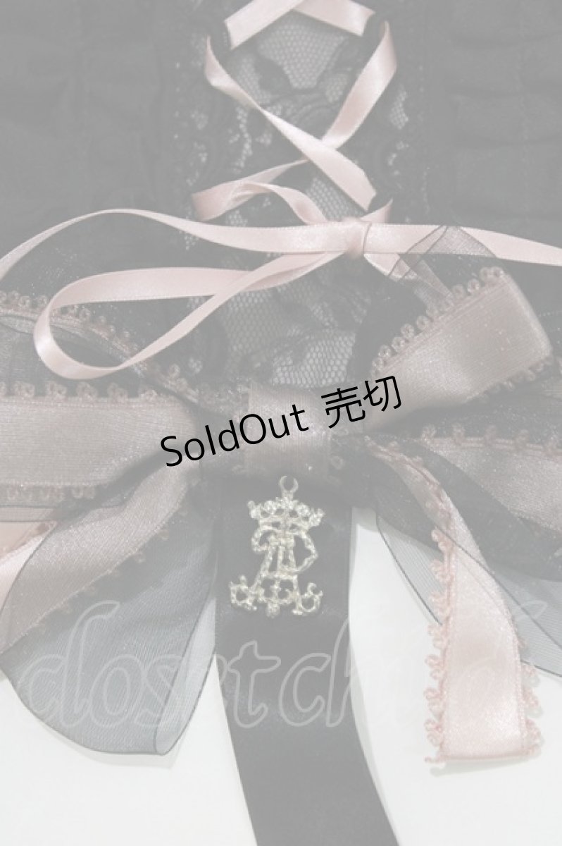 画像3: ALICE and the PIRATES / Sweet Heart Kittyヘッドドレス  ブラック/ピンク H-26-07-01-1059-PA-AC-NS-ZH (3)