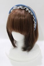 画像1: marcHenTica / メアリーココシニクカチューシャ  ブルー H-26-07-01-1068-LO-AC-NS-ZH (1)