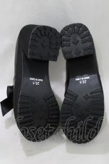 画像4: DearMyLove / キラキラビジューリボン厚底ローファー 25.5cm ブラック H-26-07-01-1083-GO-SH-NS-ZH (4)