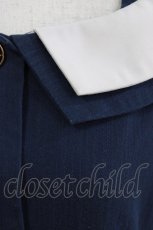 画像4: an another angelus / オフショルバイカラーワンピース Free NAVY H-26-07-01-1017-CA-OP-NS-ZH (4)
