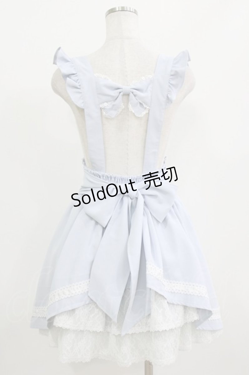 画像3: LIZ LISA / はしごレースカシュクールサスペンダー付スカート 0 サックス H-26-07-01-1025-LO-SK-NS-ZH (3)