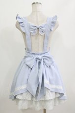 画像3: LIZ LISA / はしごレースカシュクールサスペンダー付スカート 0 サックス H-26-07-01-1025-LO-SK-NS-ZH (3)