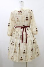 画像2: Leur Getter / Cream Choux Puff袖付きワンピース M アイボリー H-26-07-01-068-LU-OP-AK-ZH (2)