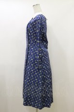 画像3: Jane Marple / Tumbling Diceのグースカラードレス  紺 H-26-07-01-071-JM-OP-KB-ZH (3)