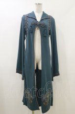 画像1: Ozz oneste / チャイナ刺繍ロングボレロ  グリーン H-26-07-01-010-OO-JA-AK-ZH (1)