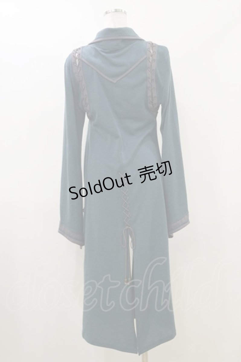 画像2: Ozz oneste / チャイナ刺繍ロングボレロ  グリーン H-26-07-01-010-OO-JA-AK-ZH (2)