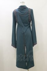 画像2: Ozz oneste / チャイナ刺繍ロングボレロ  グリーン H-26-07-01-010-OO-JA-AK-ZH (2)