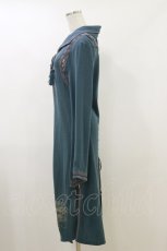 画像3: Ozz oneste / チャイナ刺繍ロングボレロ  グリーン H-26-07-01-010-OO-JA-AK-ZH (3)