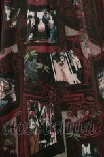 画像3: OZZ ANGELO / 総柄ワンピース  茶 H-26-07-01-082-OO-OP-AK-ZH (3)