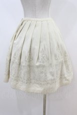 画像2: Emily Temple cute / お城刺繍スカート  アイボリー H-26-07-02-030-ET-SK-AK-ZH (2)