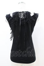 画像2: MR corset / ANGEL WING TANK TOP  黒 H-26-07-02-033-PU-TO-AK-ZH (2)