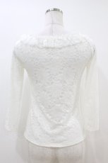 画像2: MR corset / 総レースカットソー  白 H-26-07-02-037-PU-TO-AK-ZH (2)