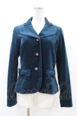 画像1: Emily Temple cute / 王冠刺繍ボタンジャケット  ブルー H-26-07-02-044-ET-JA-AK-ZH (1)