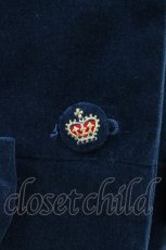 画像3: Emily Temple cute / 王冠刺繍ボタンジャケット  ブルー H-26-07-02-044-ET-JA-AK-ZH (3)