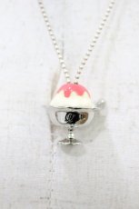 画像1: Q-pot. / ダブルミルクアイス＆アイスカップチャームネックレス  シルバー H-26-07-02-006-QP-AC-AK-ZH (1)