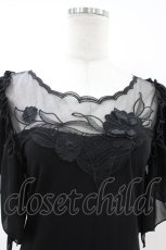 画像3: MR corset / フロントレースカットソー  黒 H-26-07-02-046-PU-TO-AK-ZH (3)