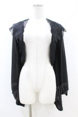 画像1: MR corset / オーガンジーウイング着物袖ボレロ  黒 H-26-07-02-047-PU-TO-AK-ZH (1)