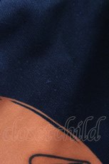画像3: NieR Clothing / 総柄ZIP半袖パーカー  黒×どら焼き H-26-07-02-050-PU-TO-KB-ZH (3)