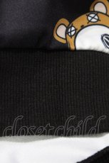 画像4: NieR Clothing / 総柄ZIP半袖パーカー  黒 H-26-07-02-051-PU-TO-KB-ZH (4)