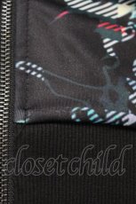 画像3: NieR Clothing / 総柄半袖プルパーカー  黒 H-26-07-02-055-PU-TO-KB-ZH (3)