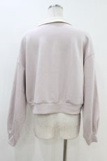 画像2: Fi.n.t / ロゴ刺繍ハーフジップスウェット Free L/PINK H-26-07-02-1037-CA-TO-NS-ZH (2)