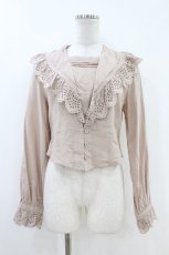 画像1: an another angelus / コットンレース使いセーラーブラウス Free PINK BEIGE H-26-07-02-1047-CA-BL-NS-ZH (1)