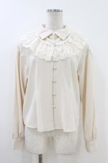 画像1: an another angelus / ケープヨーク付き2wayブラウス Free IVORY H-26-07-02-1049-CA-BL-NS-ZH (1)